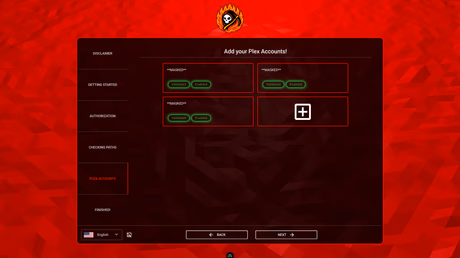 Initial setup step 5 – integration or service configuration